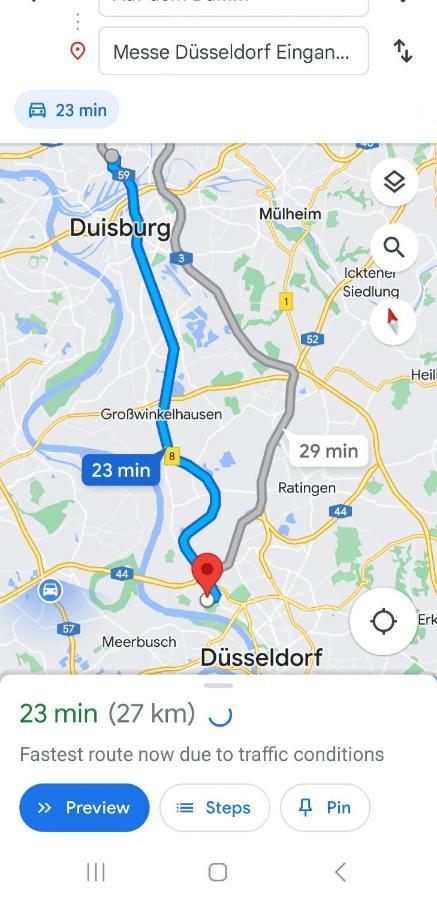 Apartment Naehe Duesseldorf Messe Expo, Airport, Train Station Duisburg Luaran gambar